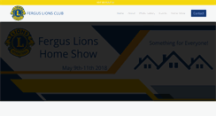Desktop Screenshot of ferguslionsclub.org