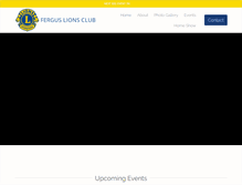 Tablet Screenshot of ferguslionsclub.org